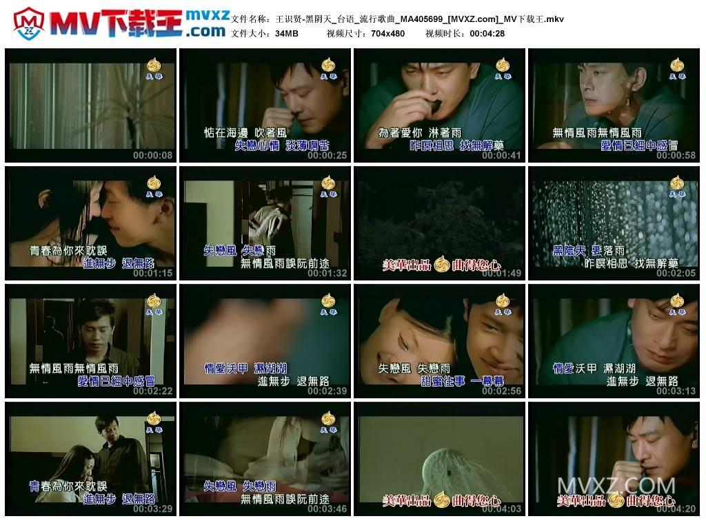 王识贤-黑阴天_台语_流行歌曲_MA405699